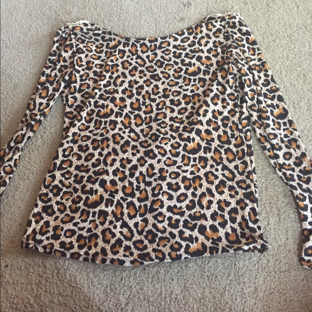 Leopard print blouse