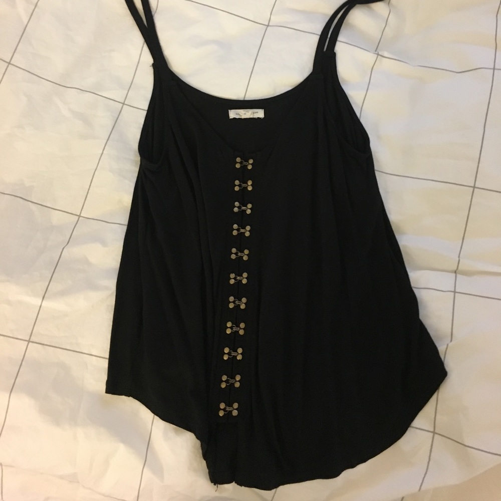 Silence and Noise Black Tank Top