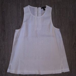 Linen J.Crew iridescent tank top