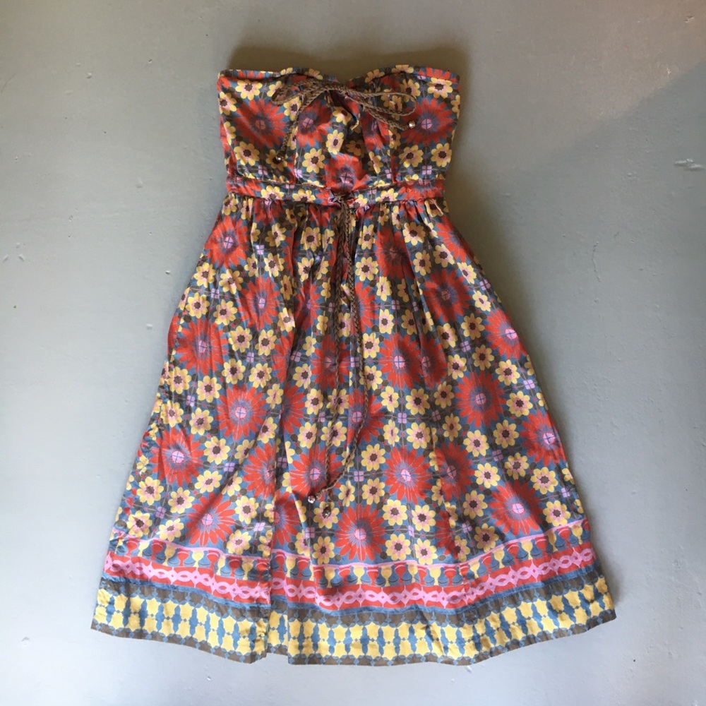 Plenty by Tracy Reese Strapless Floral Dress 4