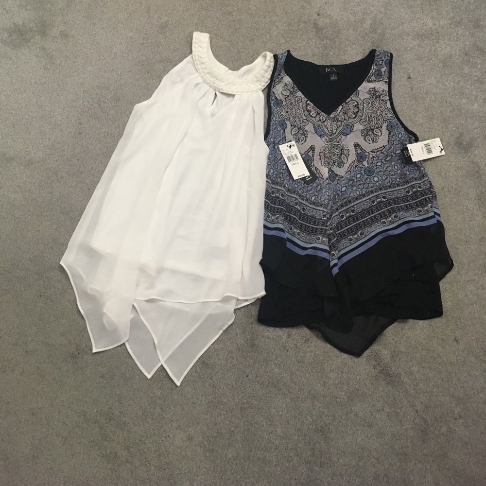 2 BCX small shirts. New with tags $5 for both