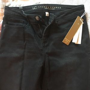 Lauren Conrad Black High Rise Skinny Jeans