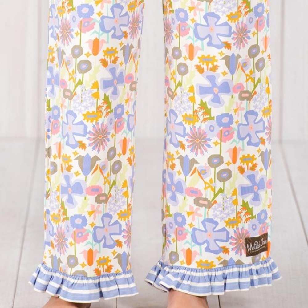 Matilda Jane Dandelion Pajama pants size Large NWT