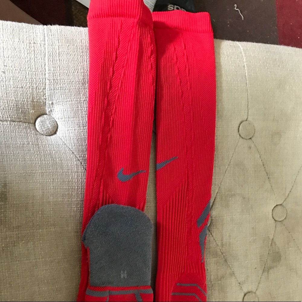 Red Tall Nike Socks