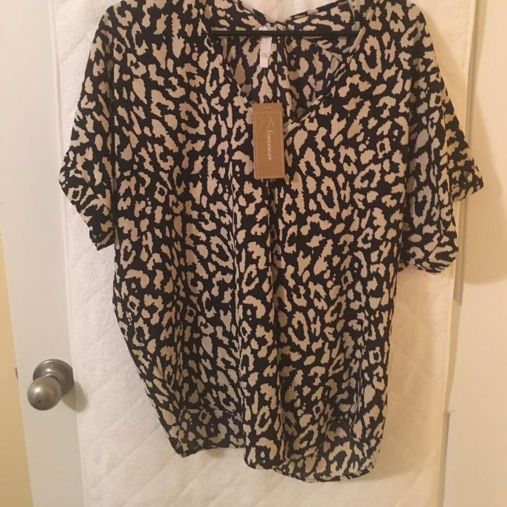 Never worn Francesca's chiffon top