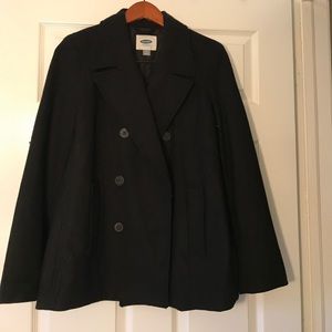 Black coat from Old Navy
