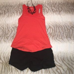 H&M Shorts and Express tank top
