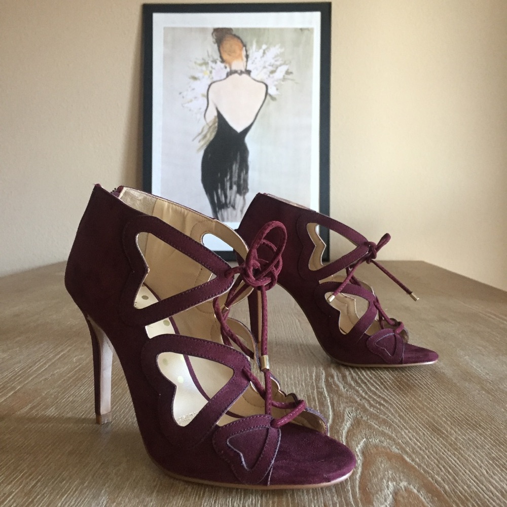 Stella Peep Toe Heels