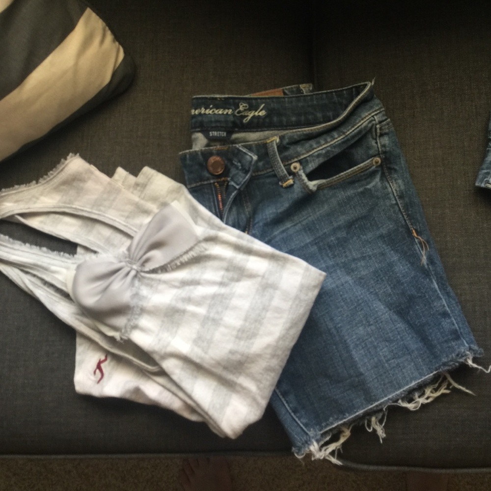 American eagle cut off shorts