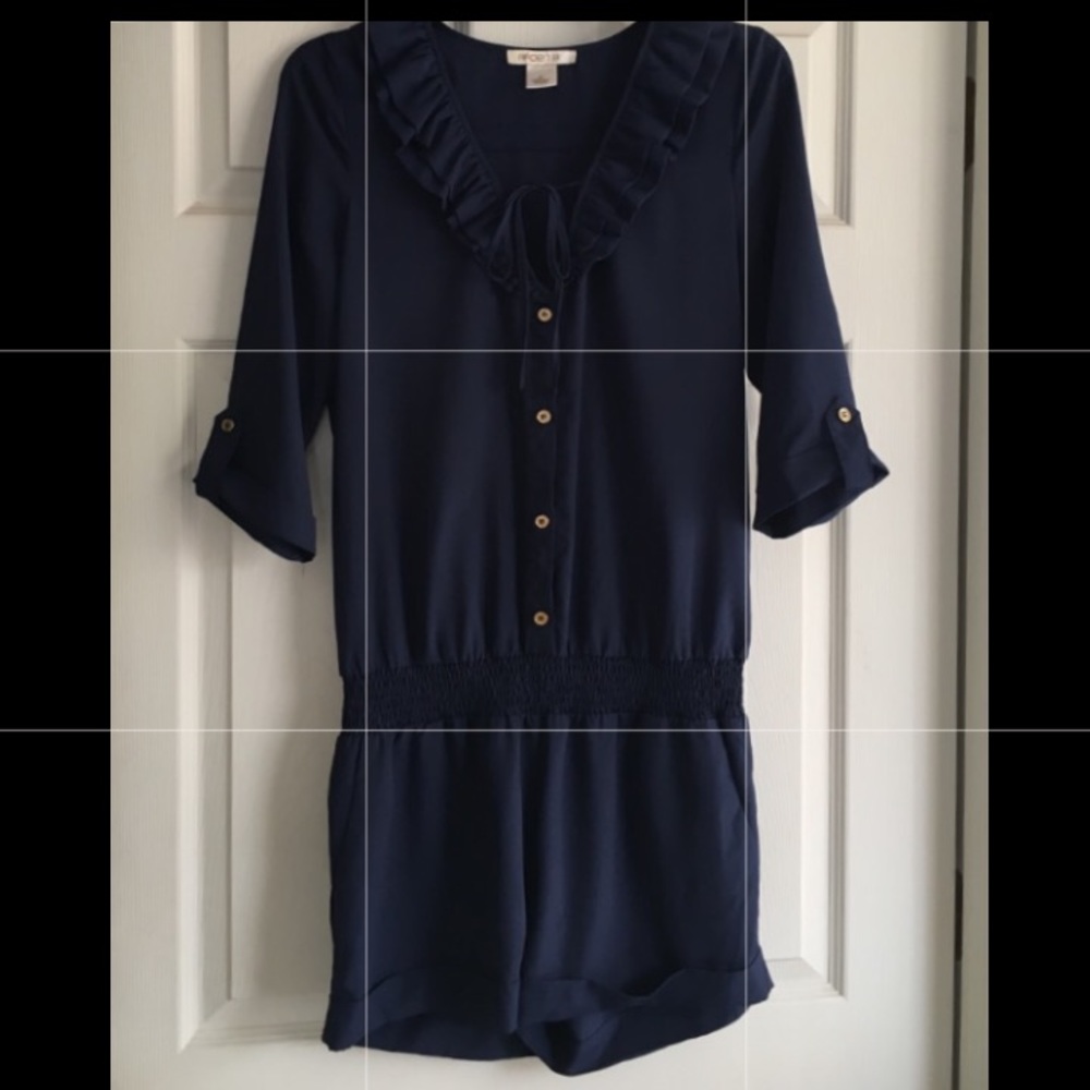 Navy Blue Arden B one piece romper