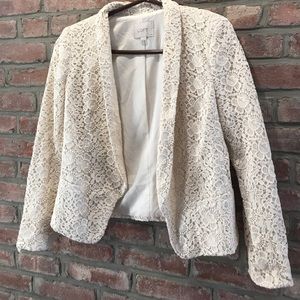 Ann Taylor lace blazer