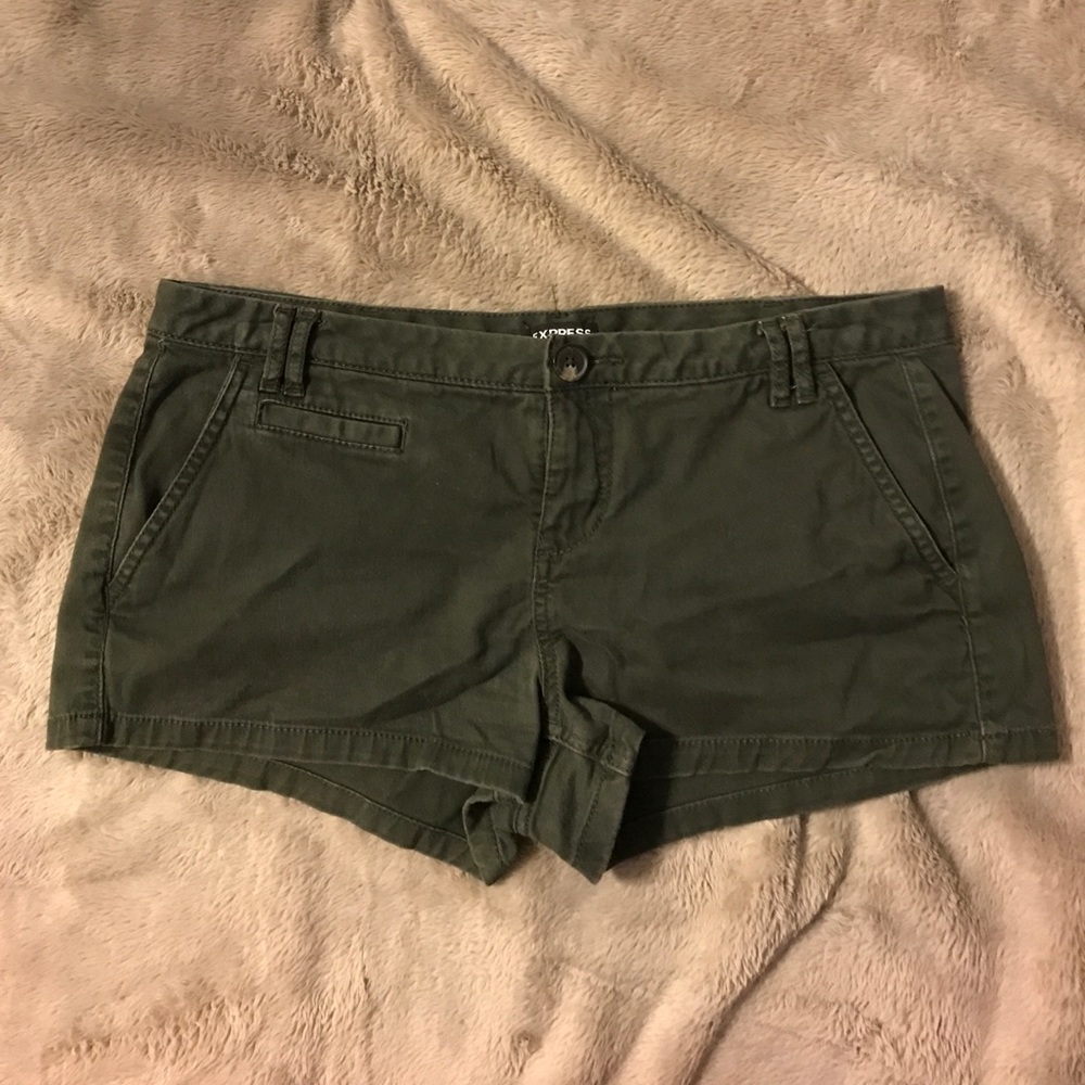 Dark Green Shorts