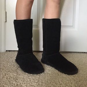 Black boots