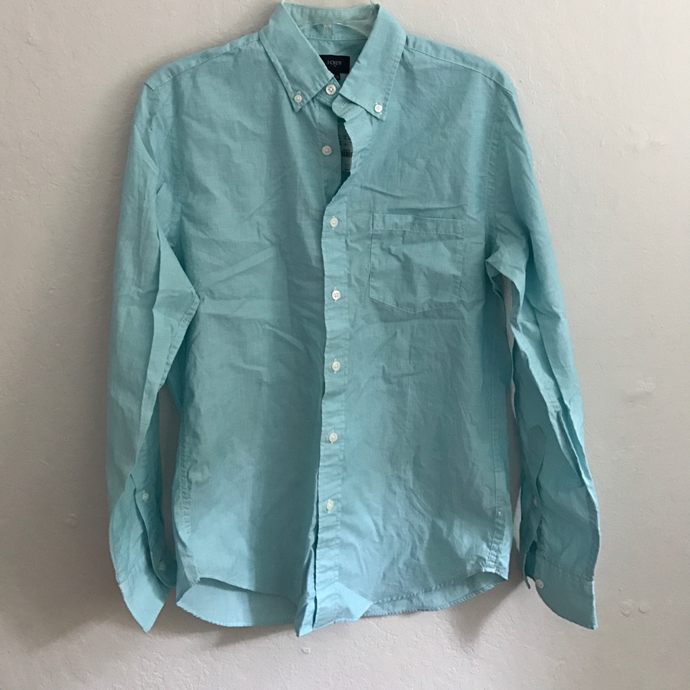 Jcrew Teal Button Up