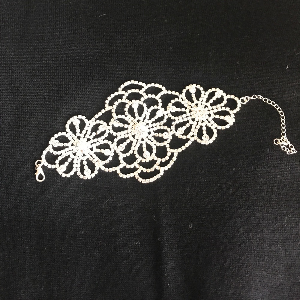 Rhinestone jewelry bracelet