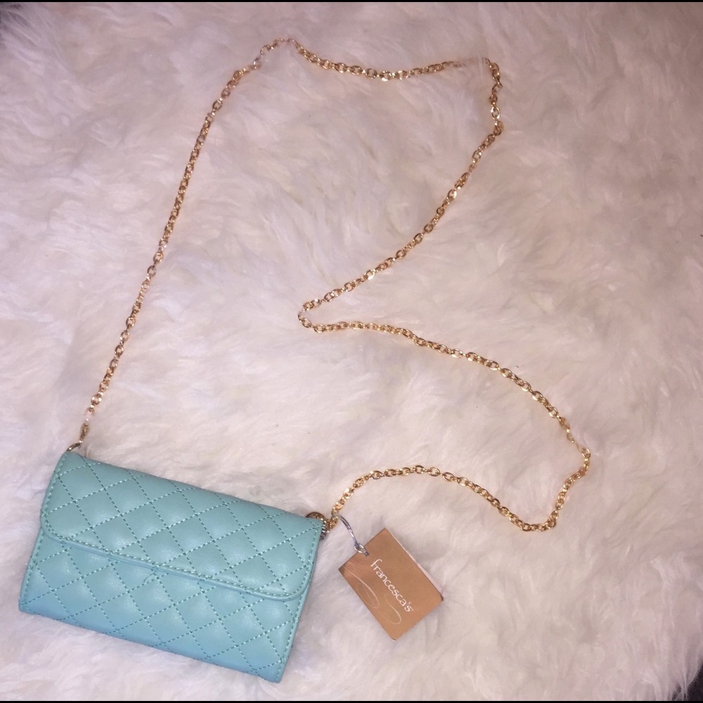 NWT Francesca's Night out Phone & Wallet Clutch