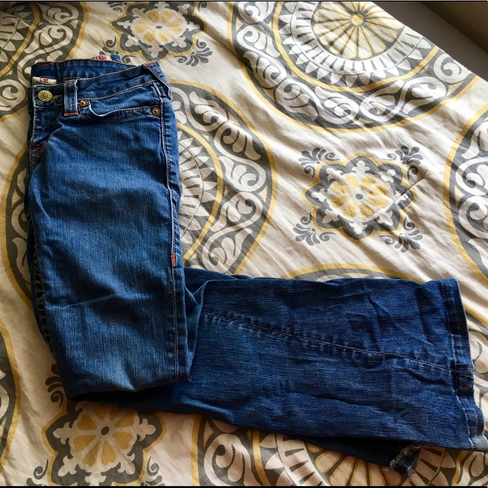 Well worn but still beautiful! True Religion Jeans