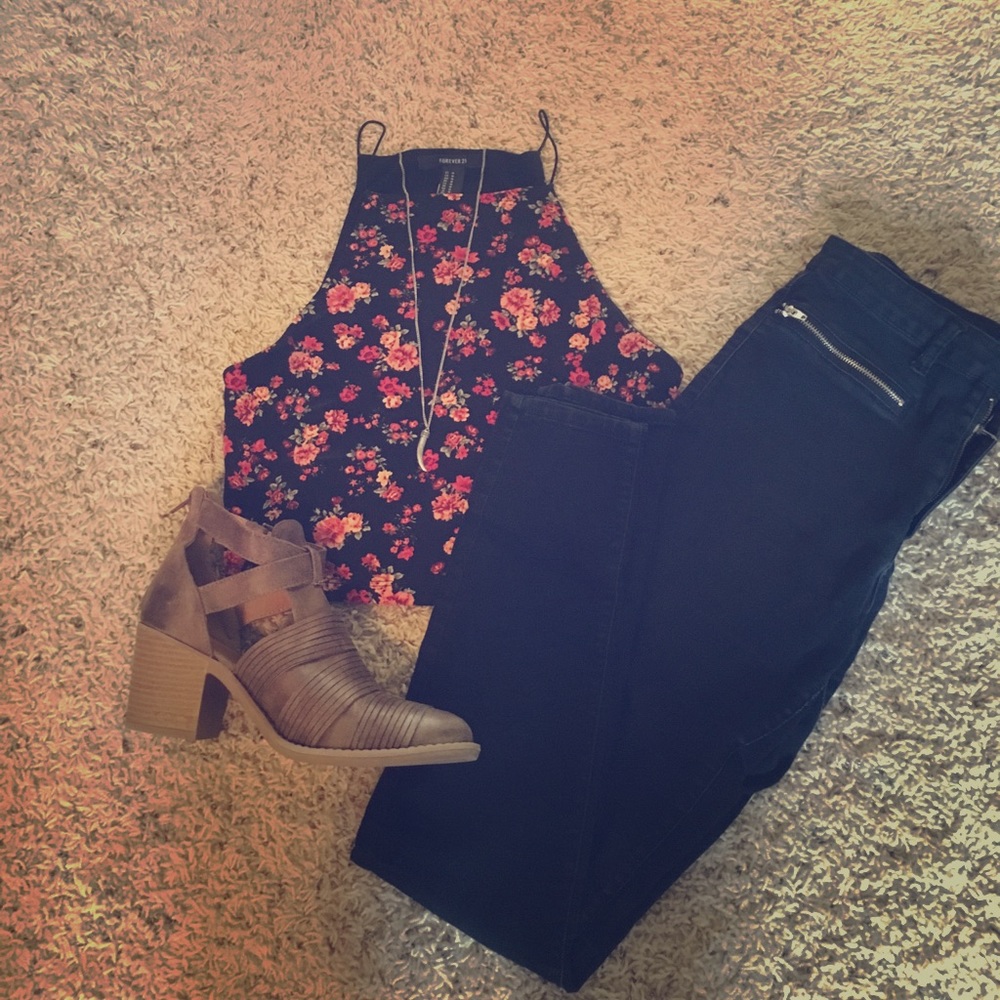 Floral Crop Top