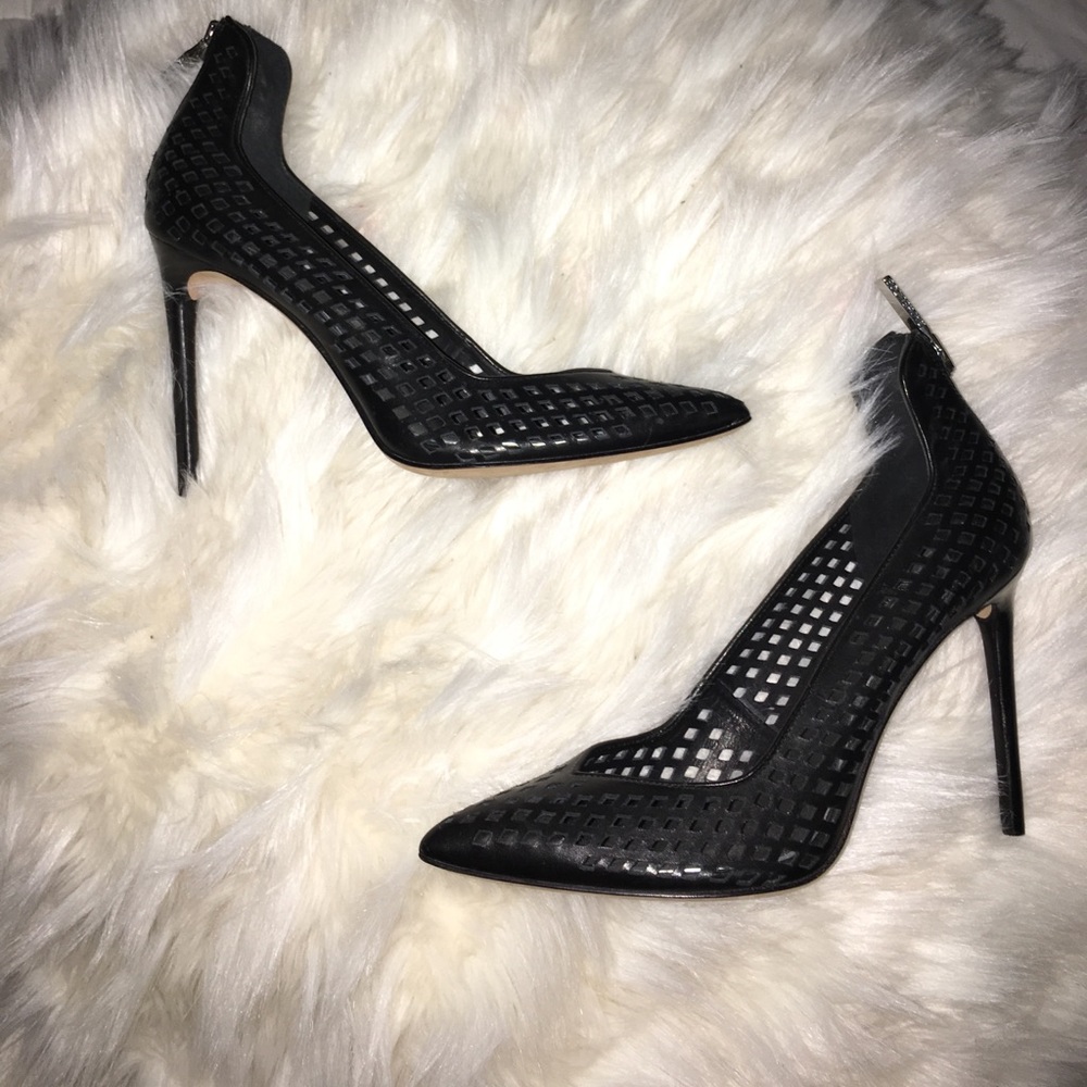 Rachel Zoe Vero Cuoio Leather Pumps 8.5
