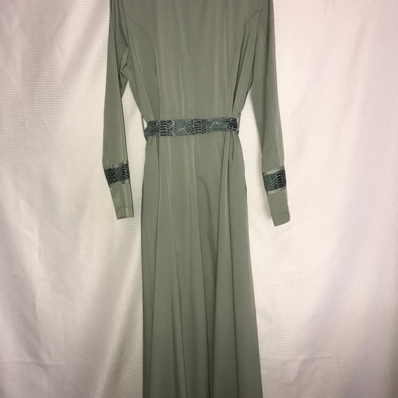 Green Turkish Jilbab - Picture 4 of 5