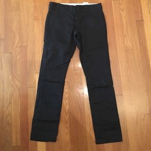 Dickies skinny Straight Navy Chinos. Size 28