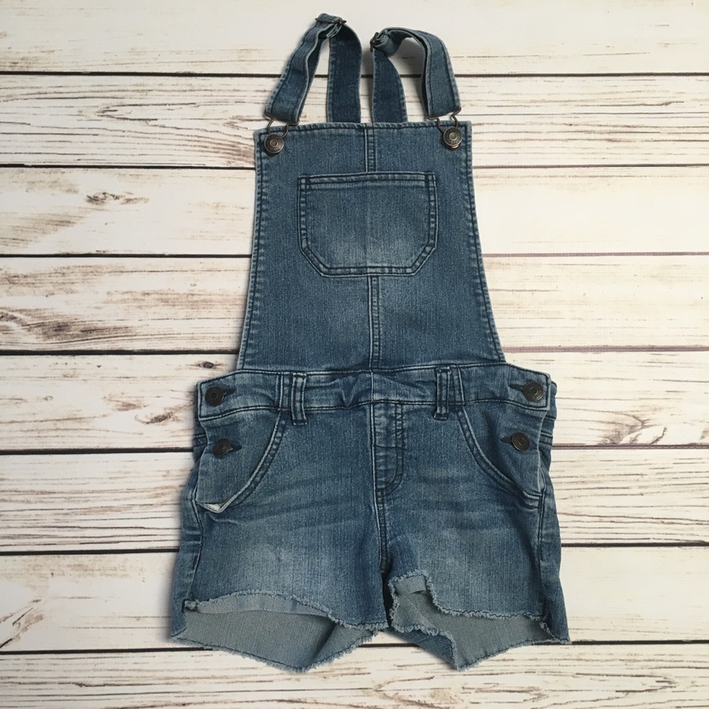 ✨Girls Denim Cutoff Overalls