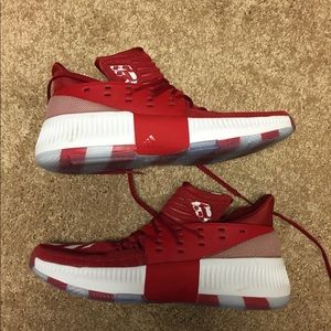 Adidas D Lillard Indiana Hoosier edition.