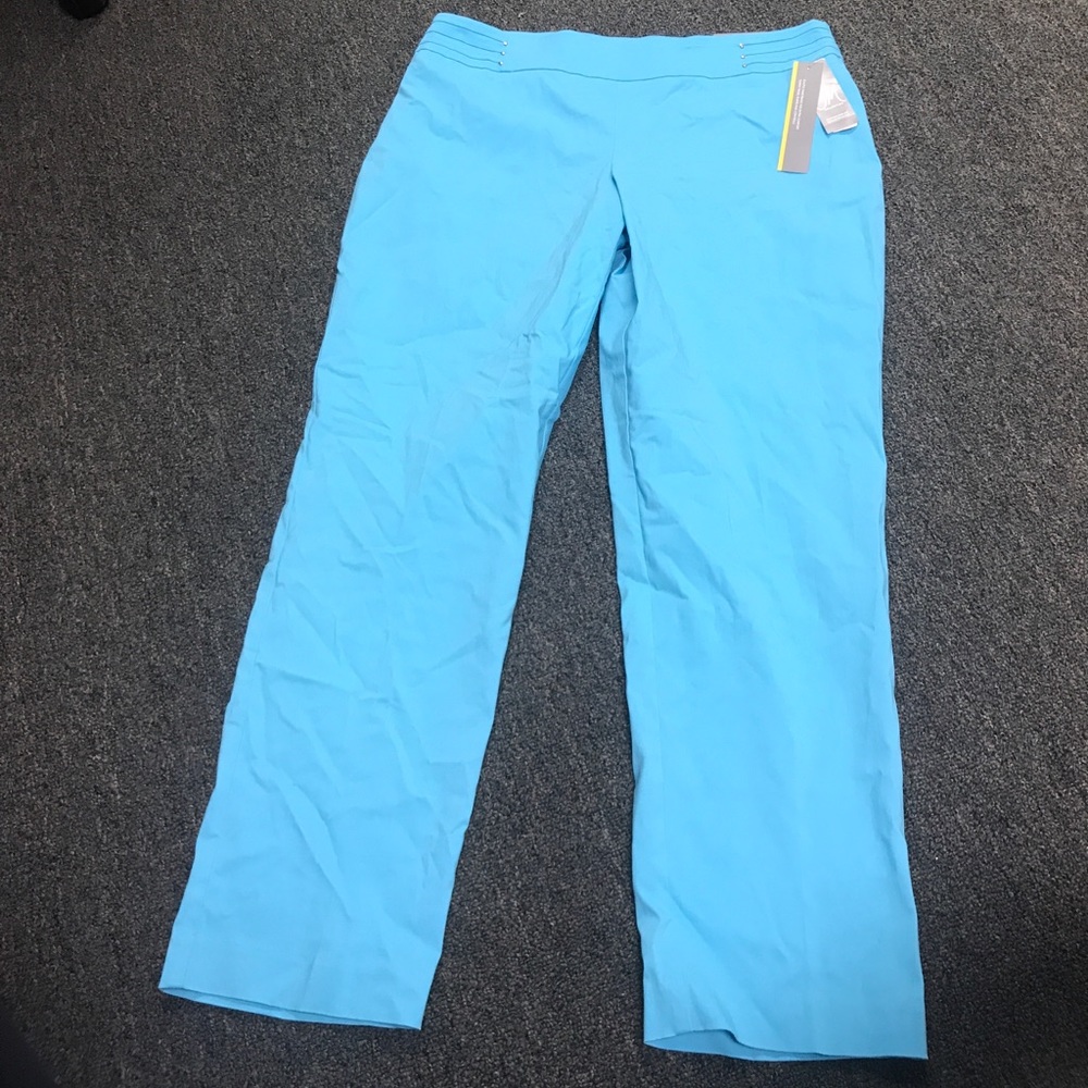 light blue slim fit pants
