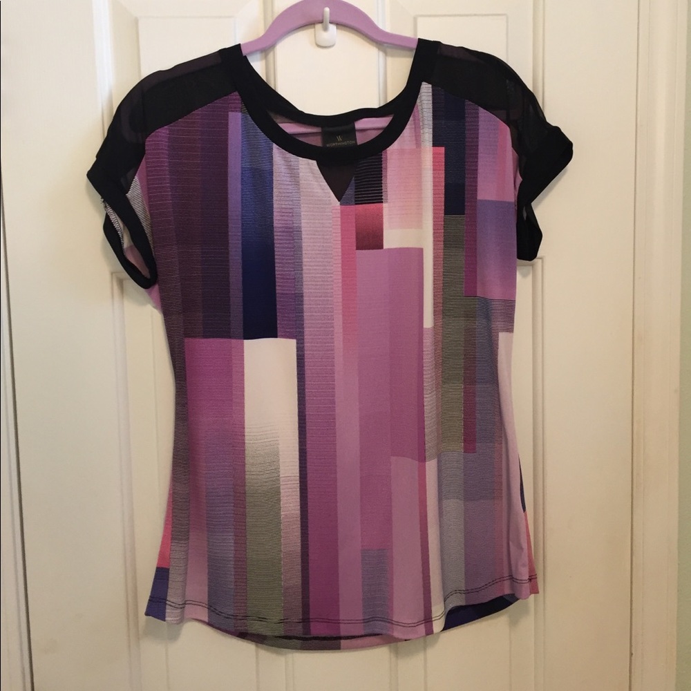 FINAL PRICE DROP- Final 7 days!Black & purple top.