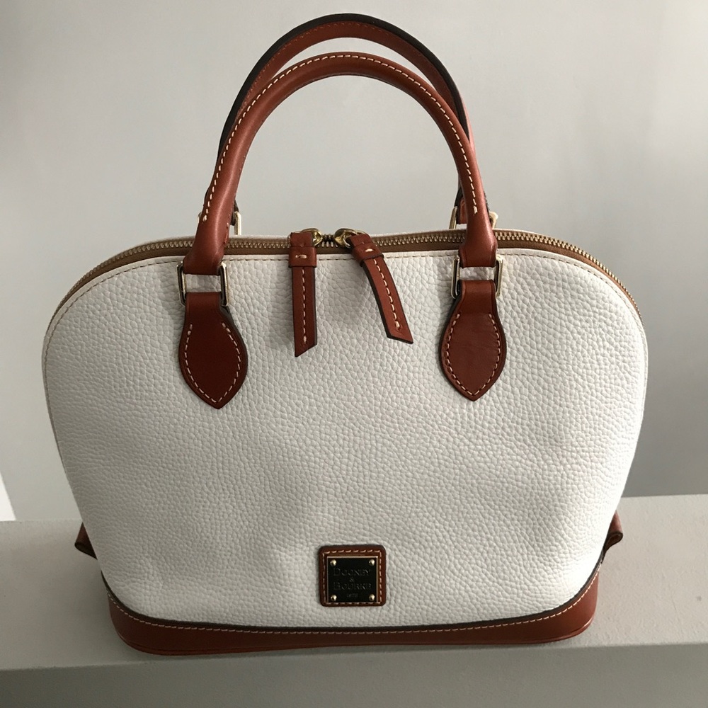 Dooney & Bourke Pebble Grain Zip Zip Satchel