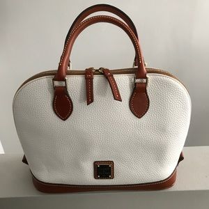 Dooney & Bourke Pebble Grain Zip Zip Satchel
