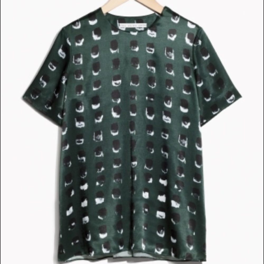&OtherStories Spackle Print Blouse | sz 12