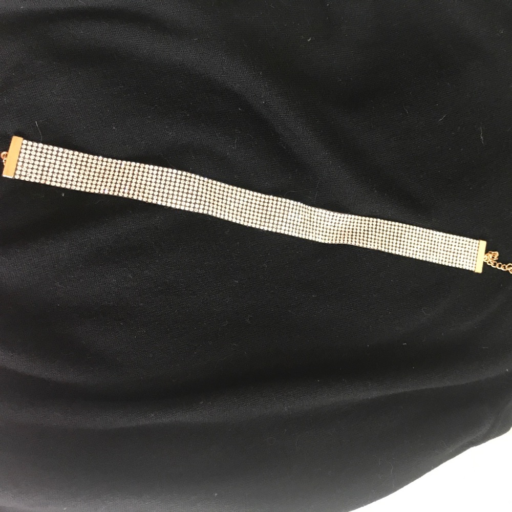 Rhinestone necklace choaker