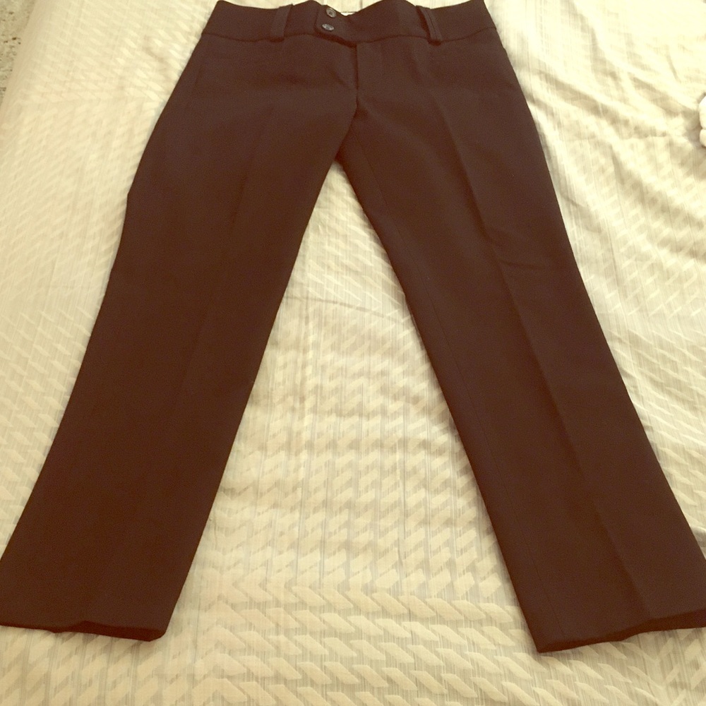 Banana Republic Sloan Fit Black Ankle Pants