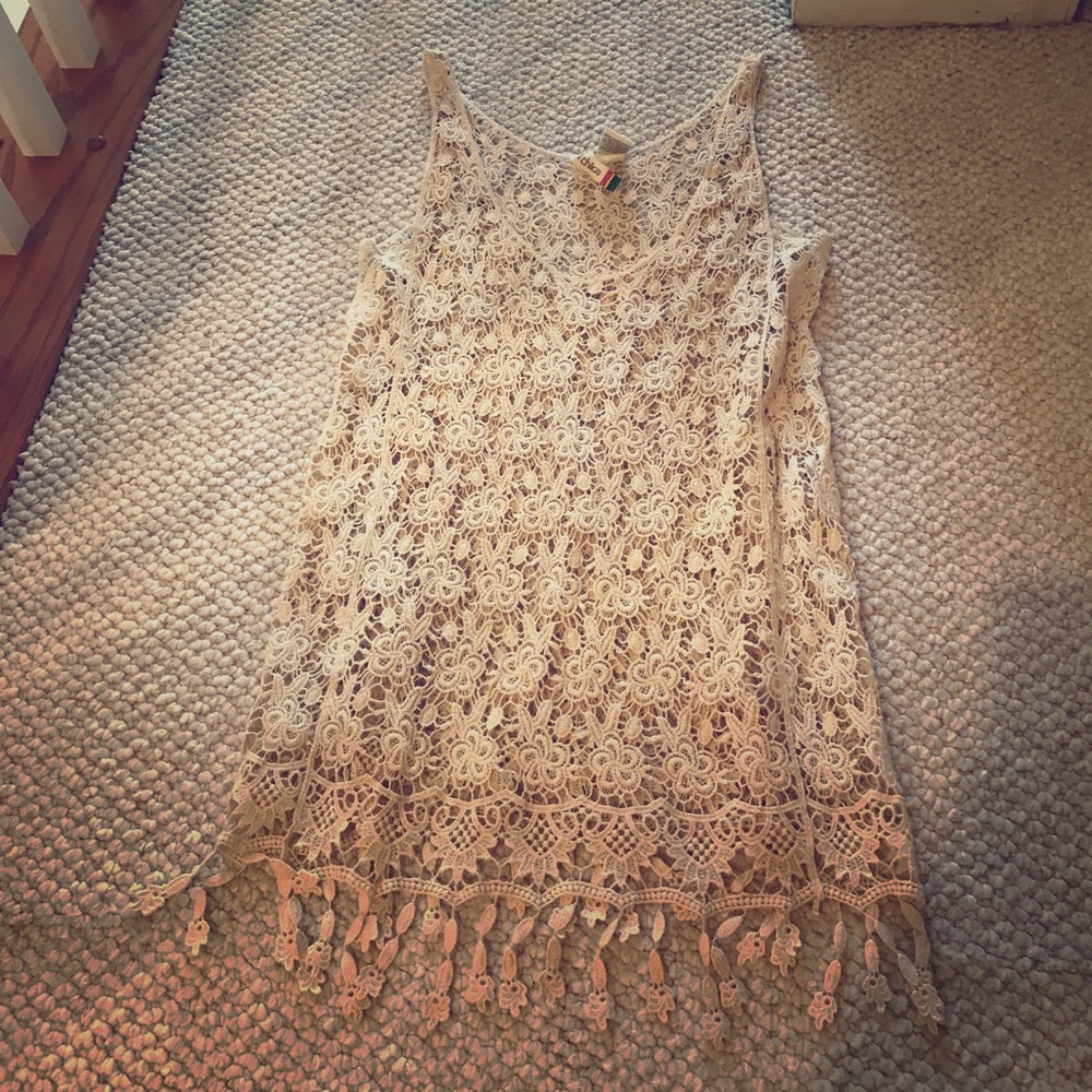 Lace tank