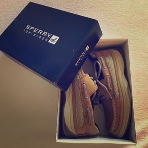 Brand new never worn tan Sperry's.