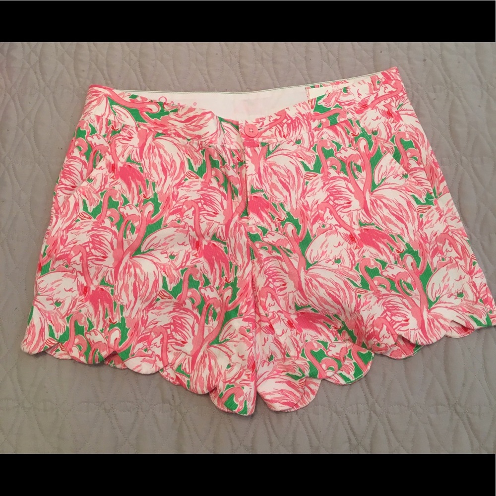 Lilly Pulitzer Pink Colony Buttercup shorts