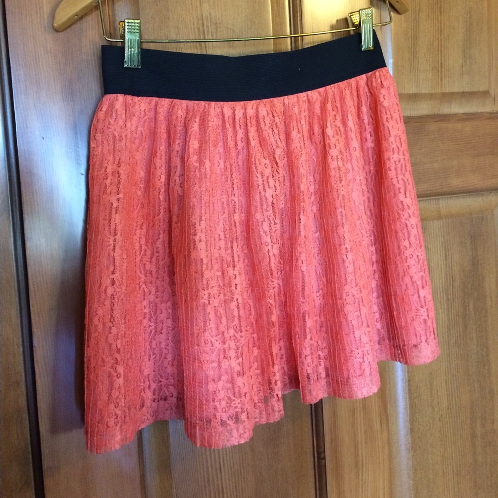 Beautiful coral skirt