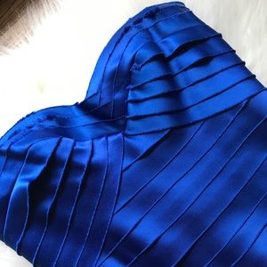 WORN ONCE - BCBGMAXAZRIA Blue Gown