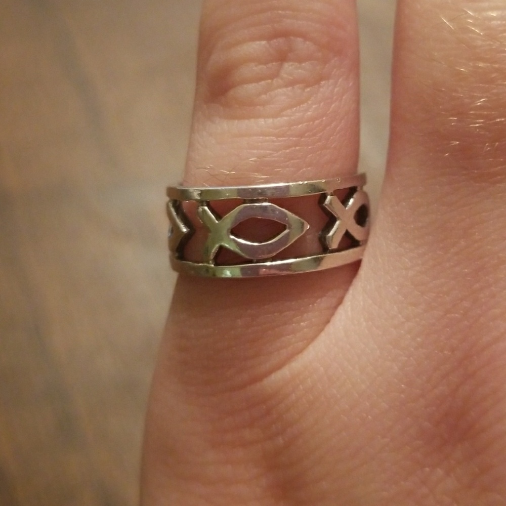 Jesus Fish Ring
