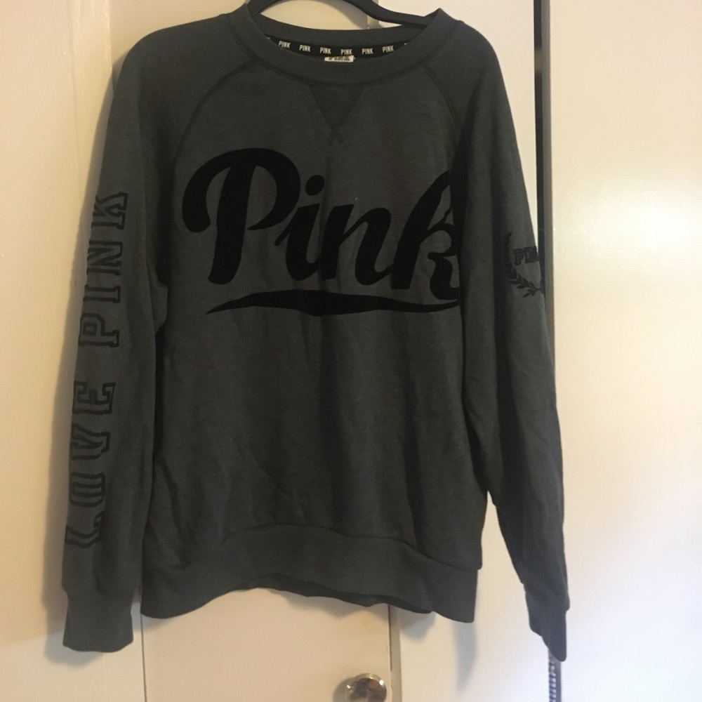 Pink Crew neck sweatshirt