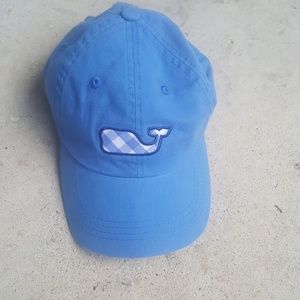 NWT Vineyard Vines gingham whale baseball cap