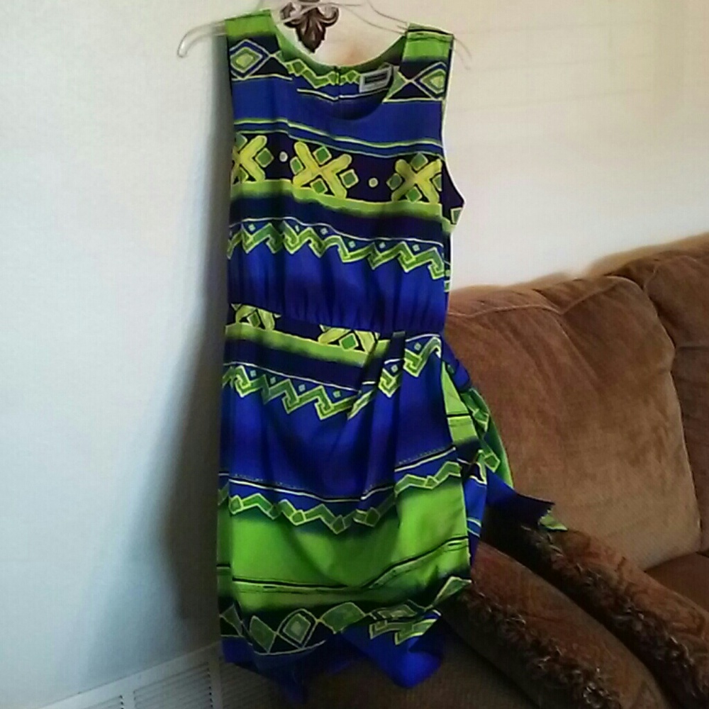 Women colorful summer dress