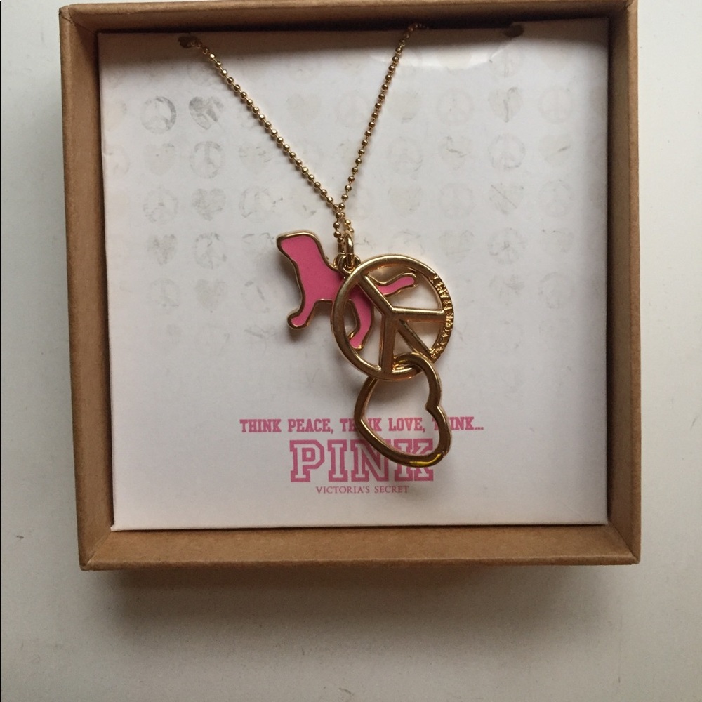 SOLD ON Ⓜ️*  VS LOVE PINK NECKLACE