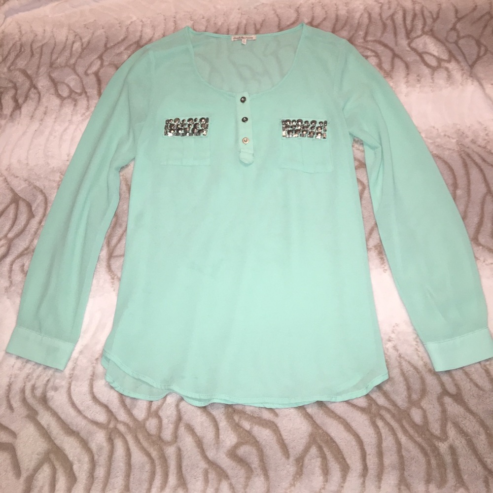 Turquoise Blouse