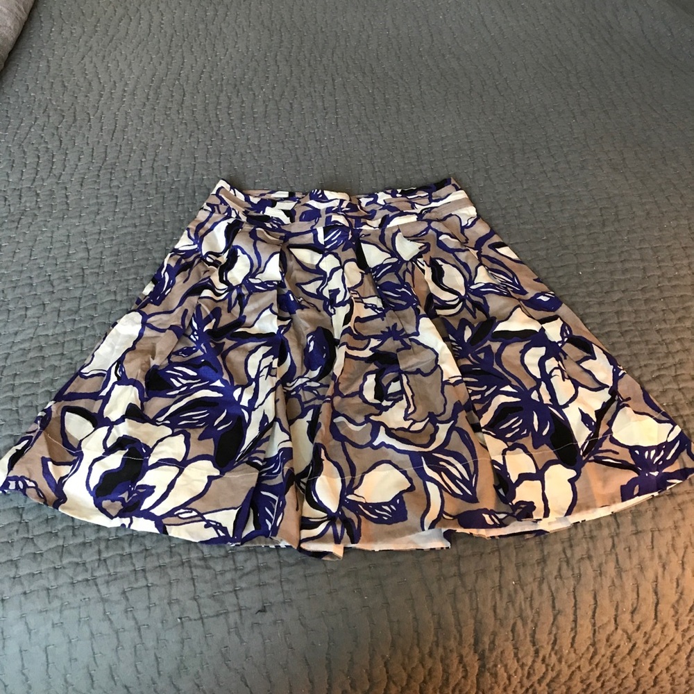 Printed A - line skirt from the Limited