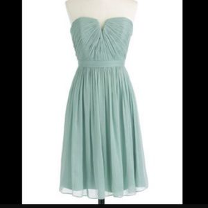 Jcrew "nadia" bridesmaid dress in dusty shale