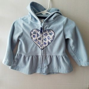 Adorable Baby Blue Hoodie 12Mos