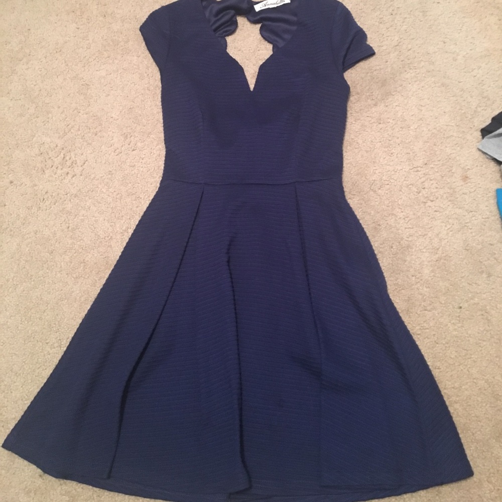 Blue dress