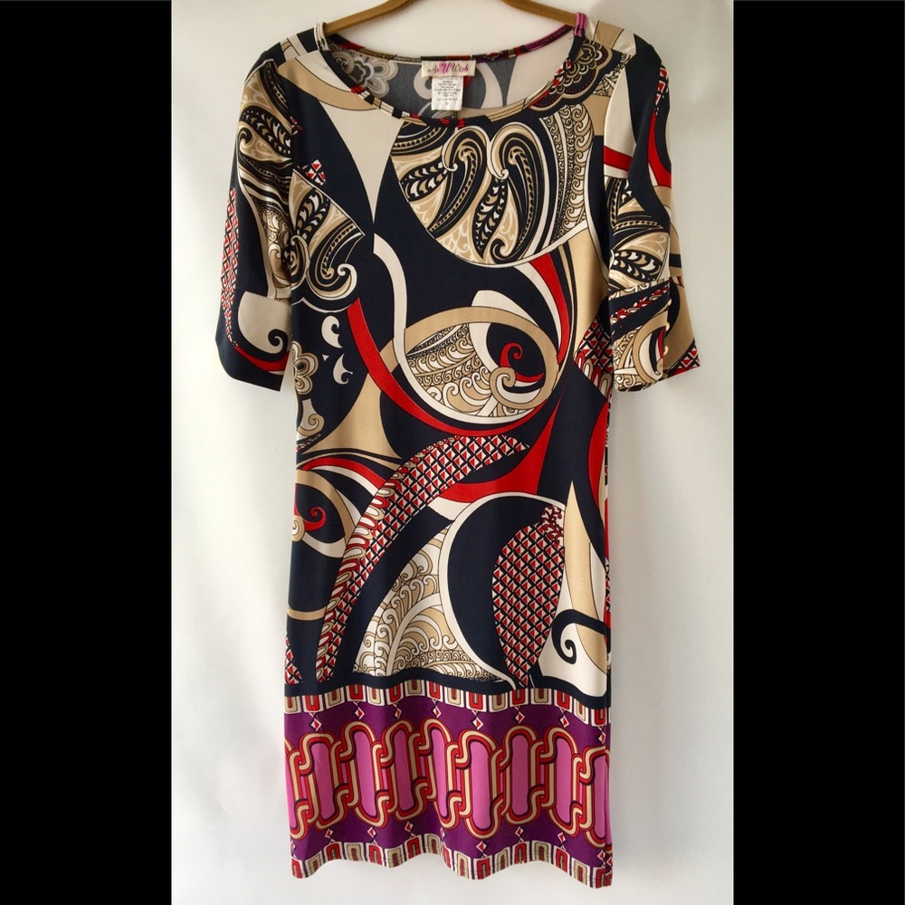 Comfy colorful cotton dress